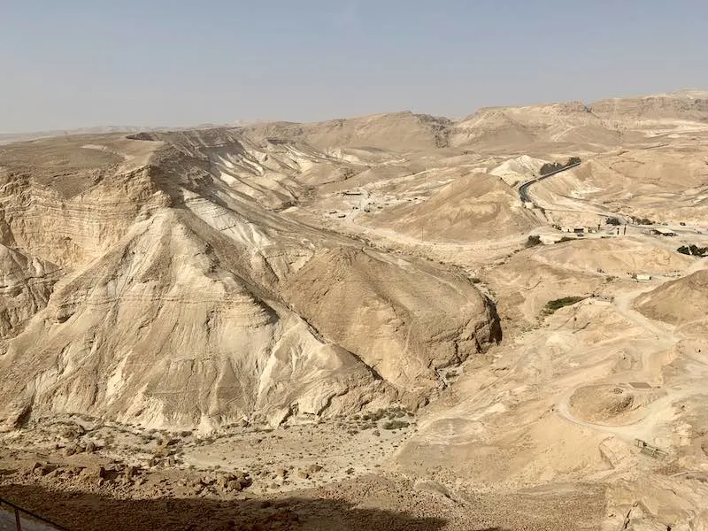 Hiking Masada for sunrise