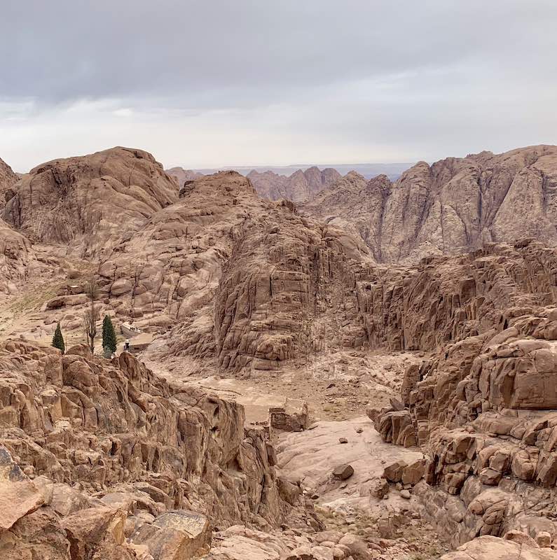 Climbing Mount Sinai in Egypt