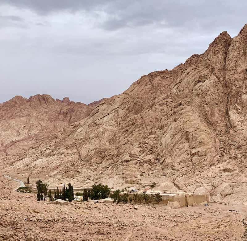 Climbing Mount Sinai in Egypt