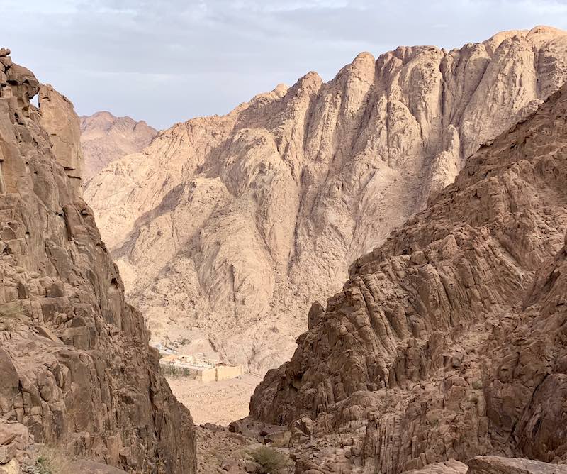 Climbing Mount Sinai in Egypt