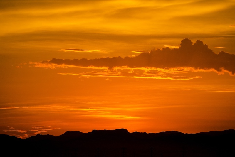 hiking Masada in sunrise