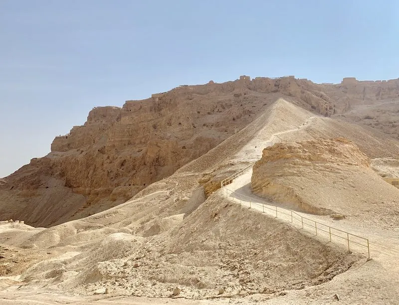 Hiking Masada by Roman Ramp