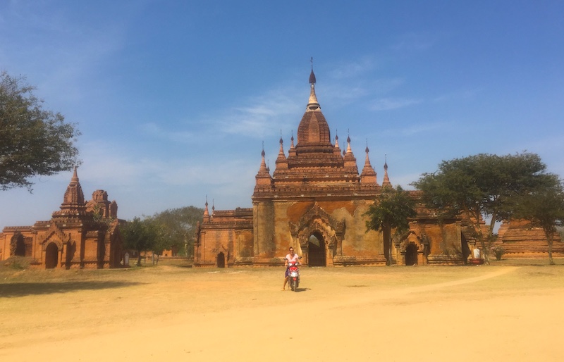 Milijana Gabrić in Bagan in Myanmar I Bagan is one of top Myanmar destinations