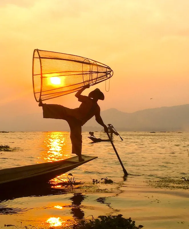Inle lake is one of top destinations in Myanmar