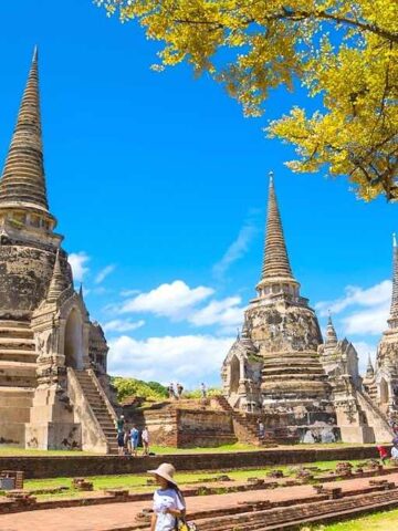 world travel guide thailand Ayutthaya temples