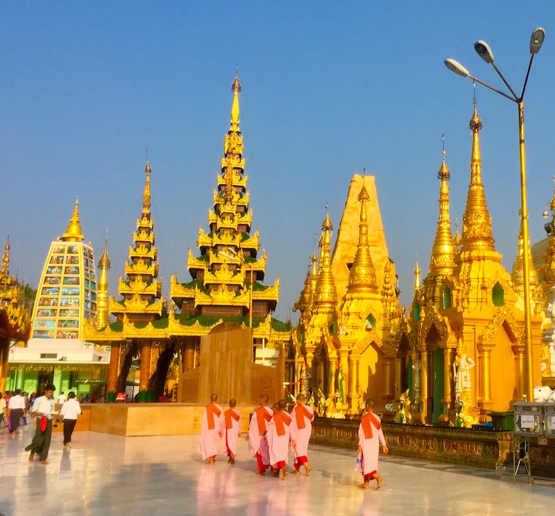 Shwedagon pagoda and Yangon are one of top Myanmar top destinations