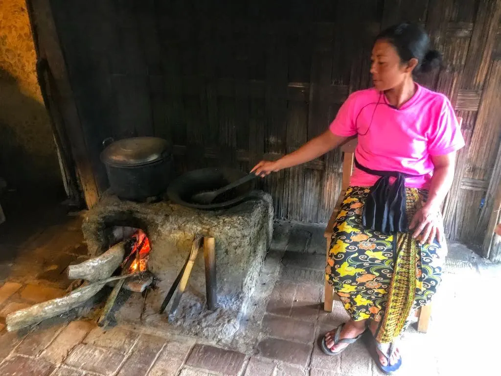 Roasting coffee beans from poop in Bali by WorldTravelConnector.comI Bali Kopi Luwak I Bali Cat Coffee I Civet Coffee I Coffee Kopi Luwak I Coffee Luwak I Cat Poop Coffee 