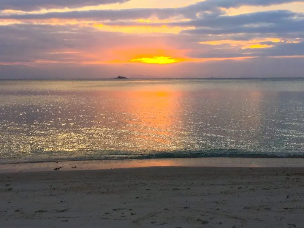 Beaches of Koh Phangan Sunset on Zen Beach