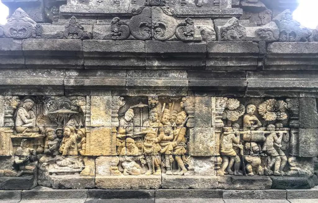 Borobudur and Prambanan temples Borobudur reliefs