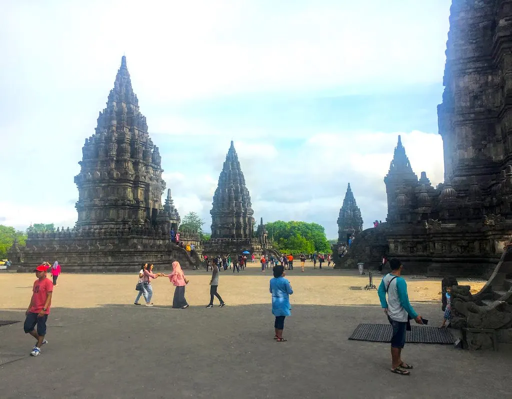 Borobudur and Prambanan temples in Indonesia Prambanan temple compound