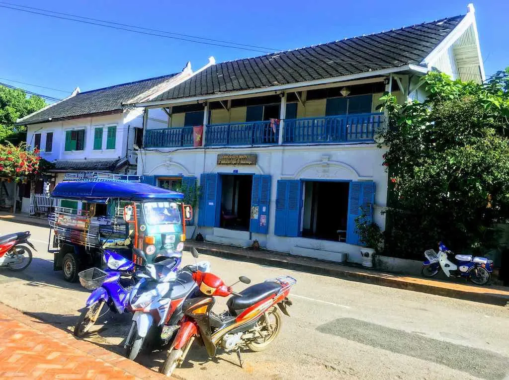 Colonial architecture in Luang Prabang