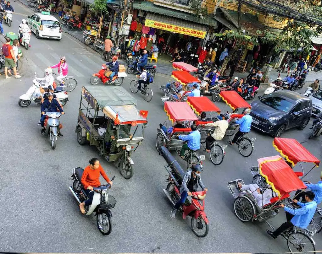 Hanoi Street Crossing