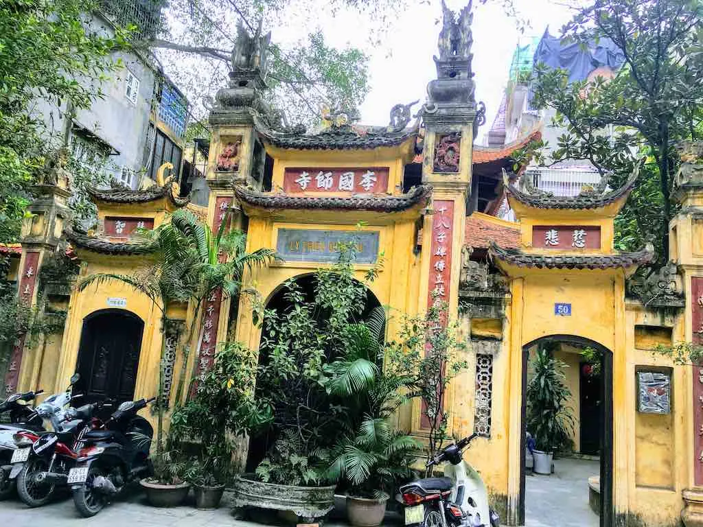 Ly Trieu Quoc Su Pagoda in Hanoi