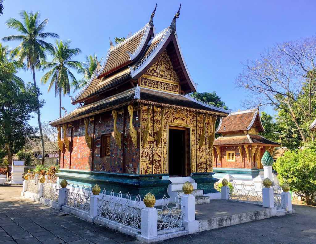 Temple in Luang Prabang in Laos