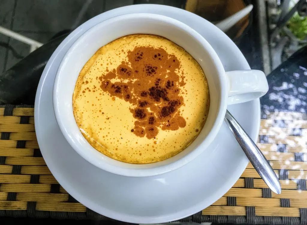 Egg coffee is one of traditional types of Vietnamese coffee