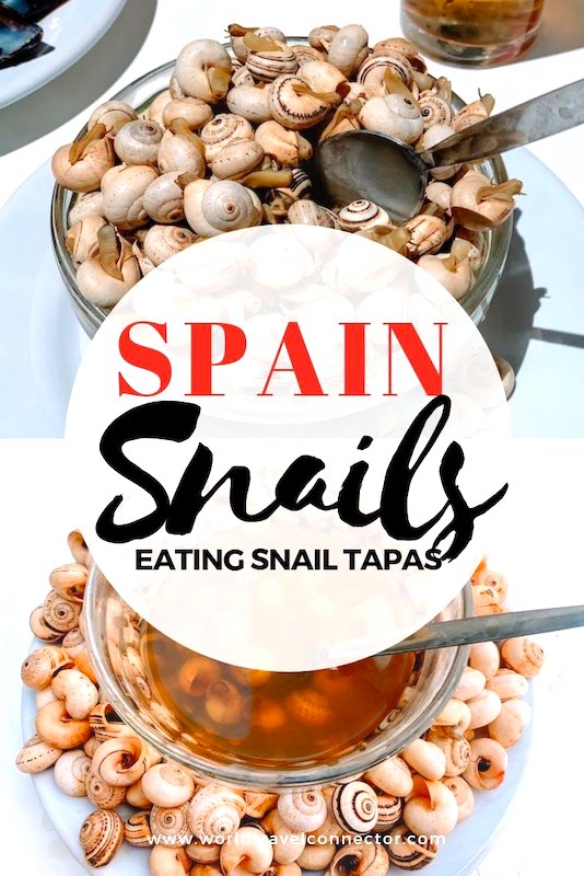 Eating snail tapas in Spain