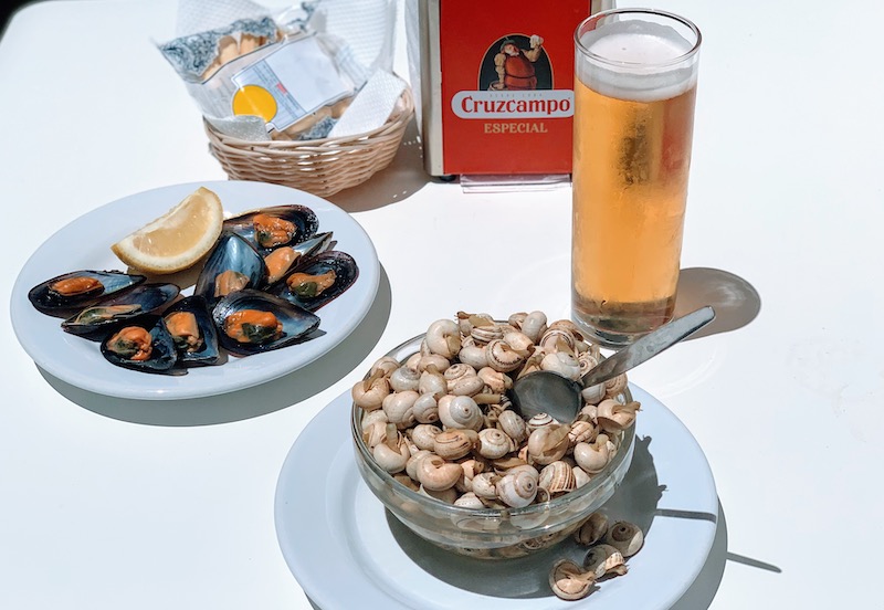 Eating Snails in Spain: A Must-Try Spanish Caracoles Tapa 5 A bowl of cooked snails in Spain