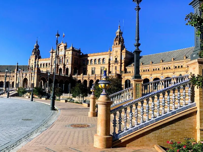 10 Best Places to Visit in Southern Spain 4 Plaza Espana in Seville is one of the best places to visit in Southern Spain