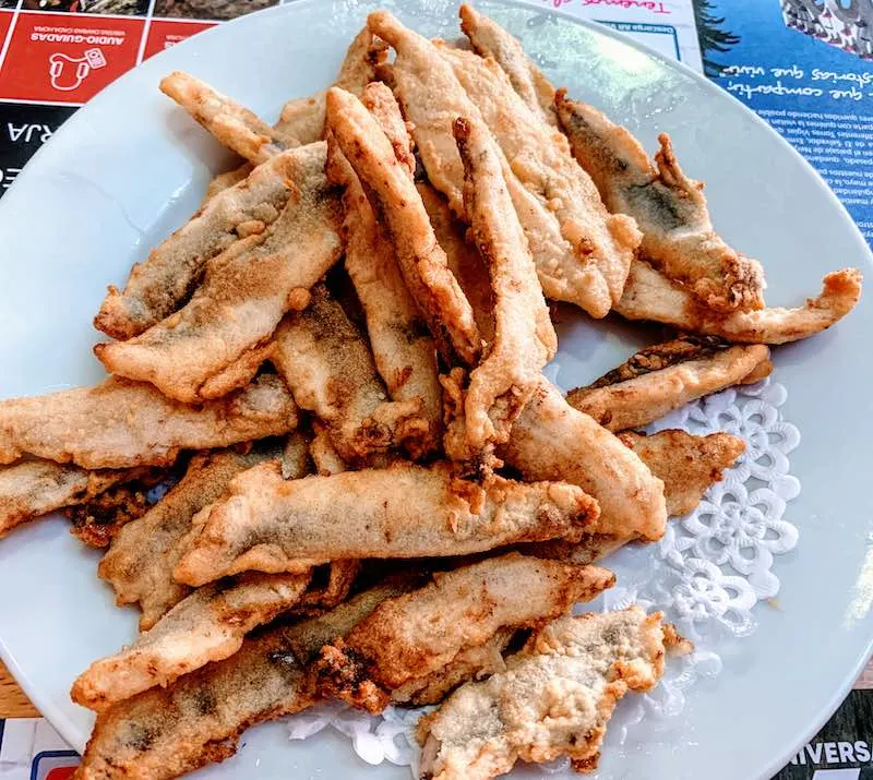 Spanish Food: 59 Popular Spanish Foods That Will Make You Adore Spanish Cuisine (2023) 24 Boquerenos fritos are one of the most common foods in Spain I Famous Spanish Food I Most Popular Foods in Spain I Best Spanish Dishes I Traditional Spanish Food I Traditional Spanish Dishes I Popular Spanish Drinks I What to Eat in Spain I Authentic Food in Spain I #SpanishFood #SpanishDishes #SpanishDrinks #Travel