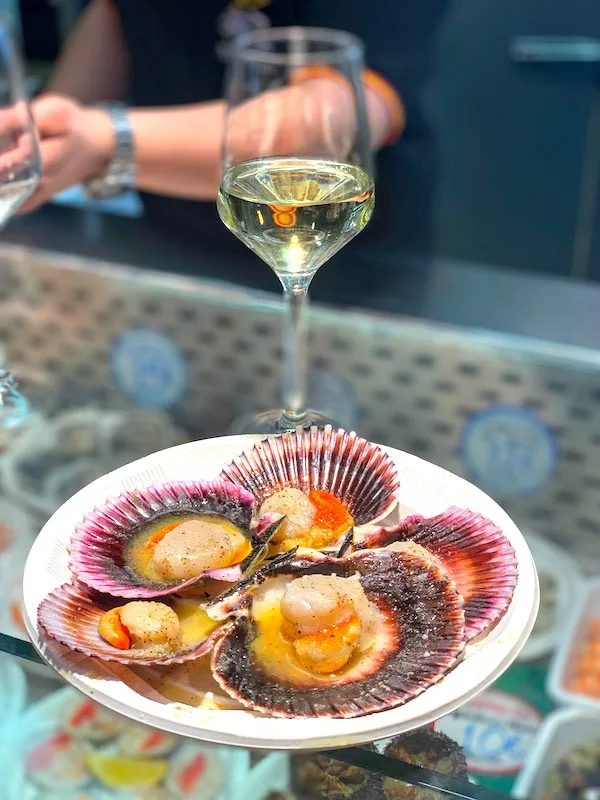 Scallops are widely eaten seafood in Spain
