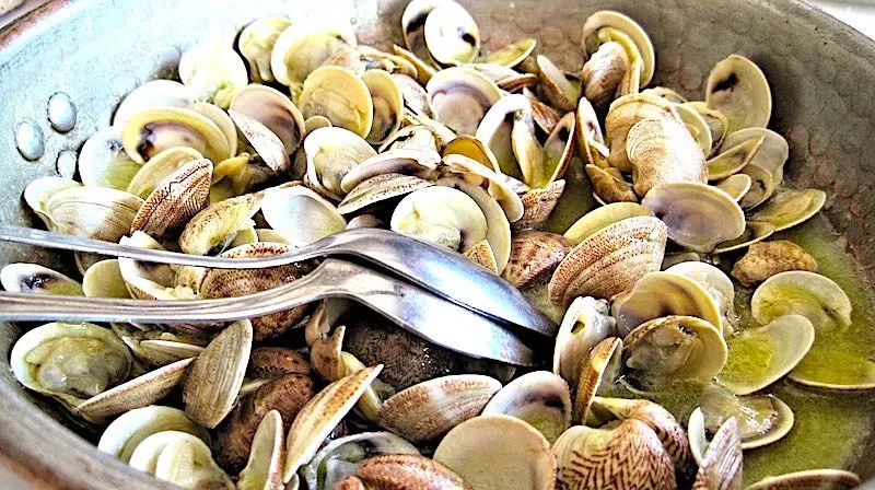 Clams are well liked seafood in Spain I Spanish Seafood Dishes I Spanish Seafood Dish I Seafood in Spanish cuisine 