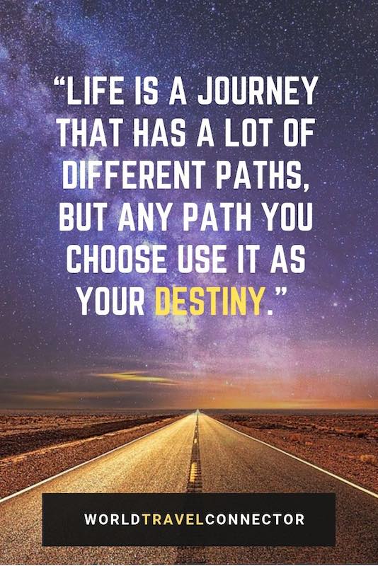 lifes a journey quotes