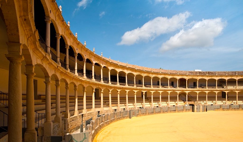 Bullring in Ronda should be on any Andalucia road trip itinerary