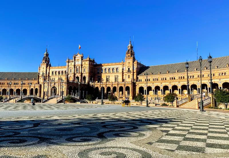 Plaza de Espana in Seville should be on any Andalucia road trip itinerary