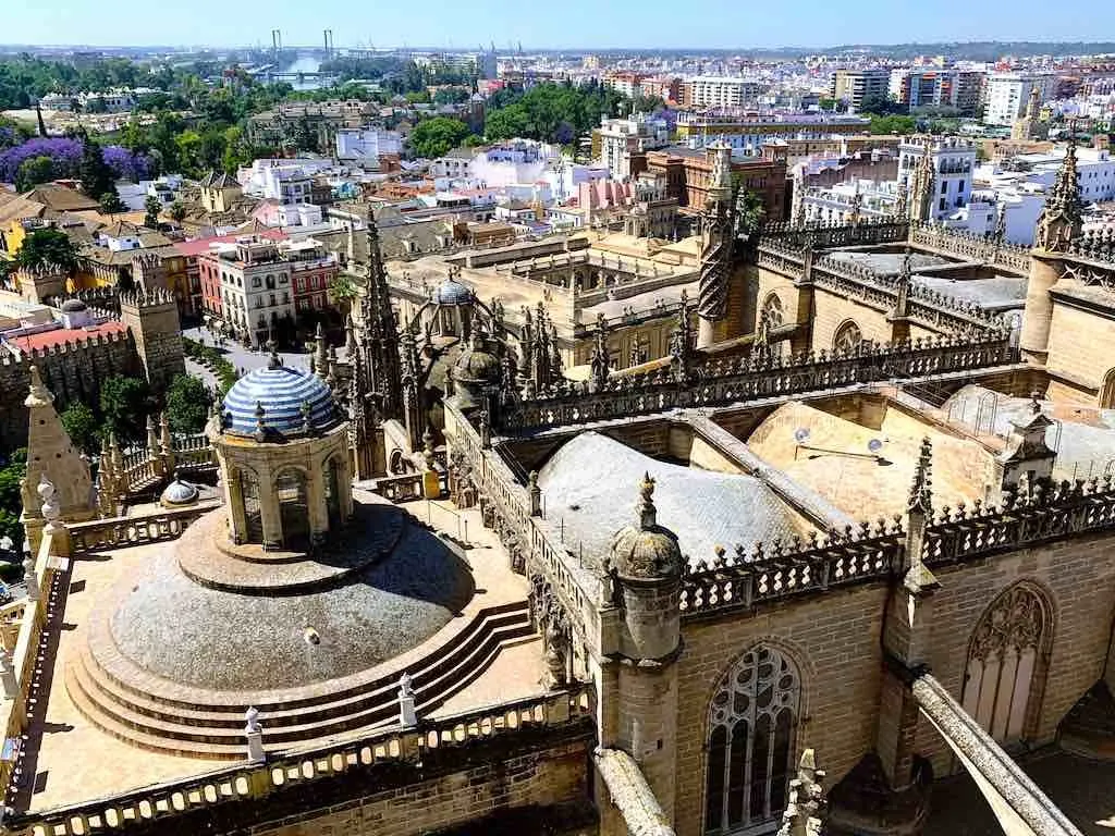 Seville Cathedral from the Giralda Tower