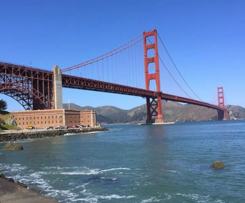 Golden Gate Bridge in San Francisco San Francisco as a part of USA southwest road trip