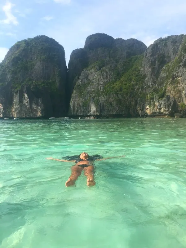 The Best 10 Day Thailand Itinerary (2023) 29 Maya Bay on my 10 days Thailand itinerary I 10 Days Thailand Itinerary I Thailand Itinerary 10 Days I Best Things to do in Thailand in 10 days I Best Things to See in Thailand in 10 days I