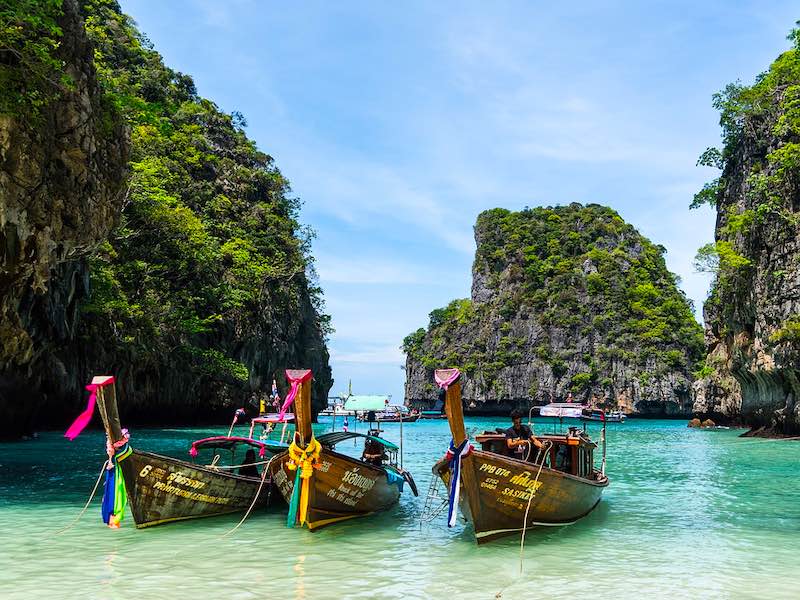 Koh Phi Phi islands should be on any Thailand itinerary 10 days I Travel Itineraries by World Travel Connector