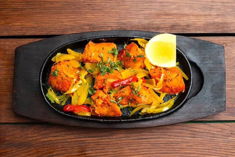Indian chicken tandoori is one of the most famous foods in the world 