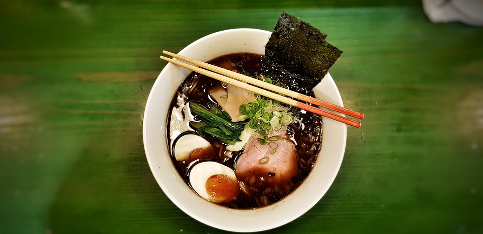 Japanese ramen soup is  one of the most famous foods around the world