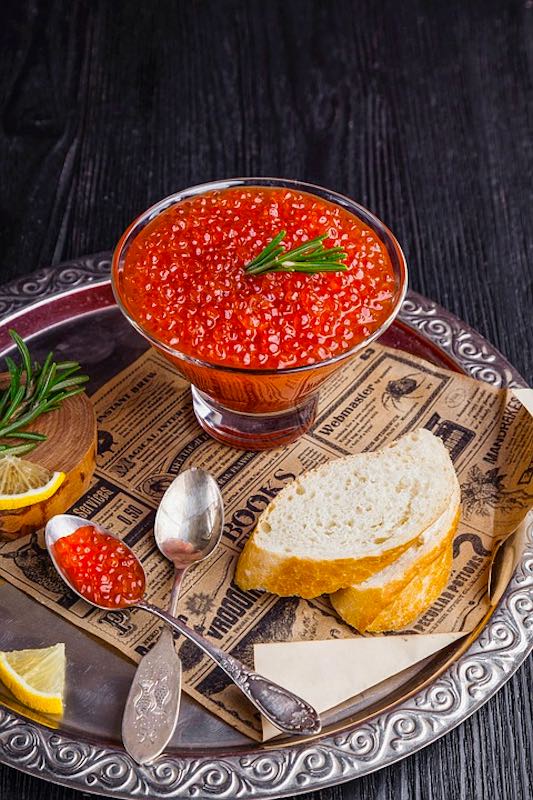 Russian caviar is one of the most famous foods around the world