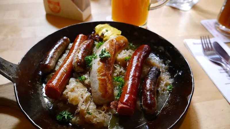 German Bratwurst is one of the famous foods around the world