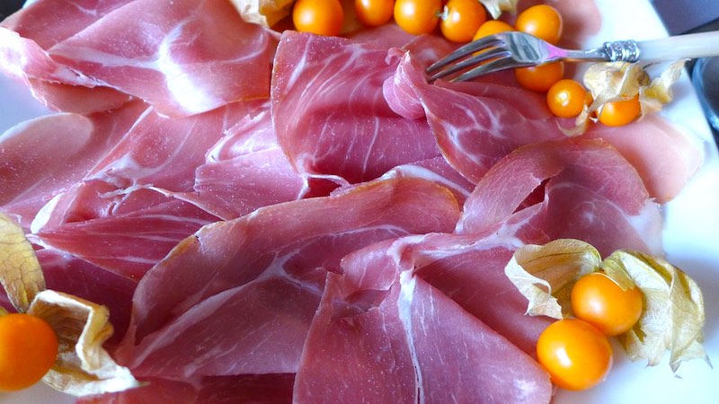 Italian prosciutto is one of the most famous foods around the world