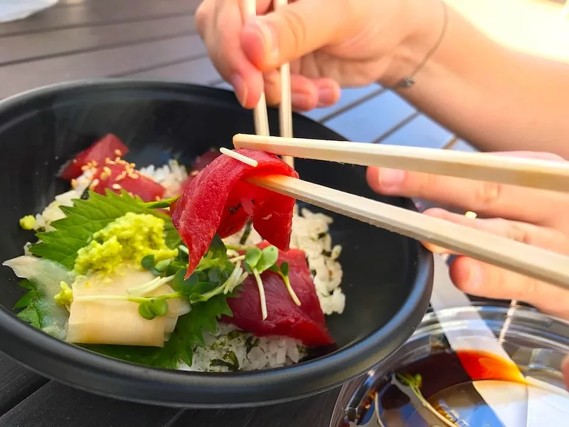 Japanese sashimi is one of the most famous foods around the world