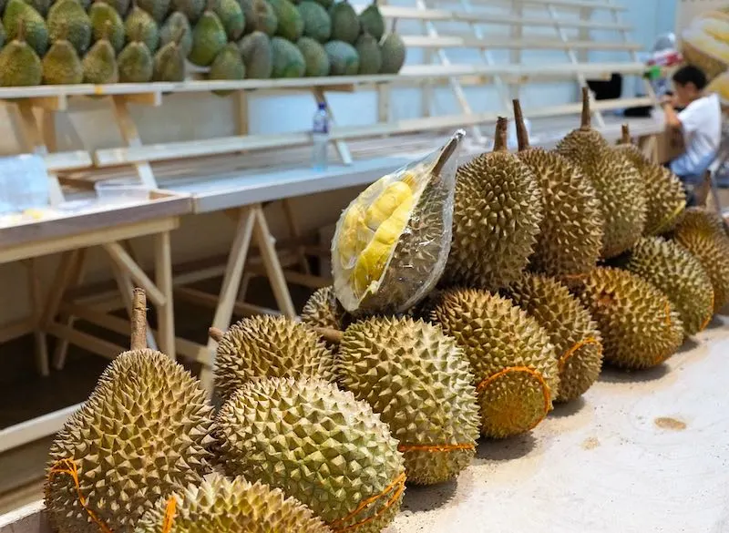 Tasting Durian fruit is one of the top things to do in Bangkok 