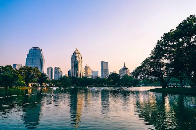 Relaxing in Lumpini Park is one of the top things to do in Bangkok 