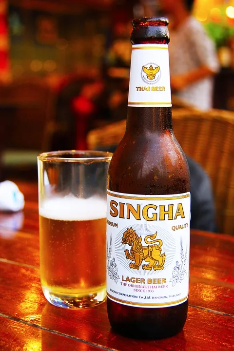 Sampling local Thai beer like Singha beer is one of top things to do in Bangkok 