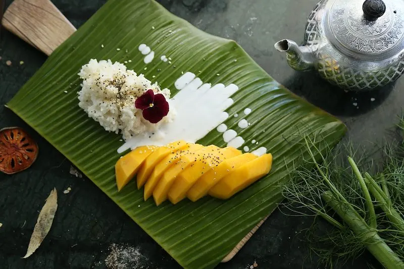 Indulging in Mango sticky rice is one of the top thing to do in Bangkok