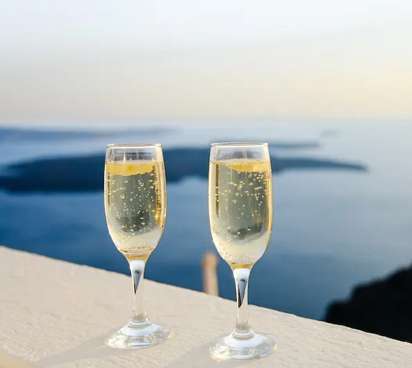 Prosecco is famous Italian sparking wine