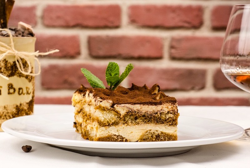 Tiramisu is a popular Italian cake and one of most famous traditional foods in Italy 