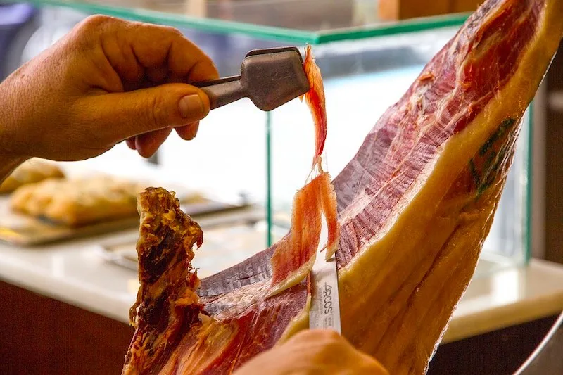 Prosciutto is one of the most popular traditional foods in Italy 