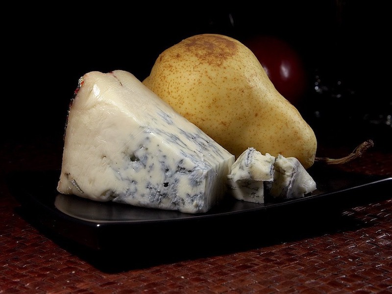 Gorgonzola cheese is a traditional food in Italy