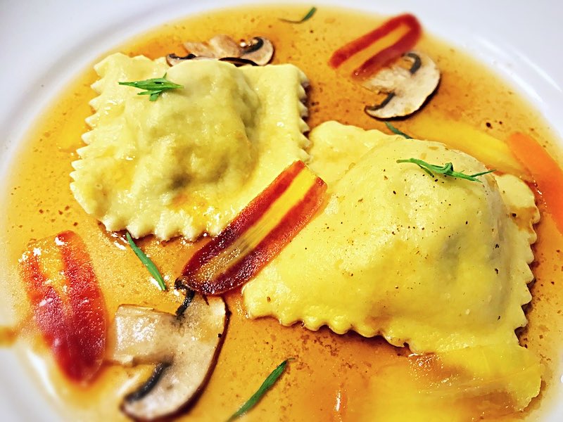 Ravioli are famous traditional foods in Italy