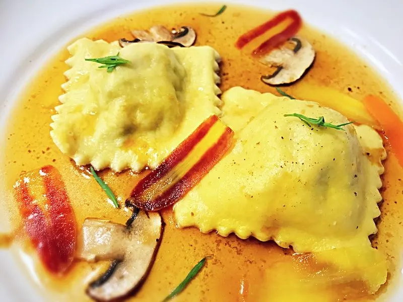 Ravioli are famous traditional foods in Italy