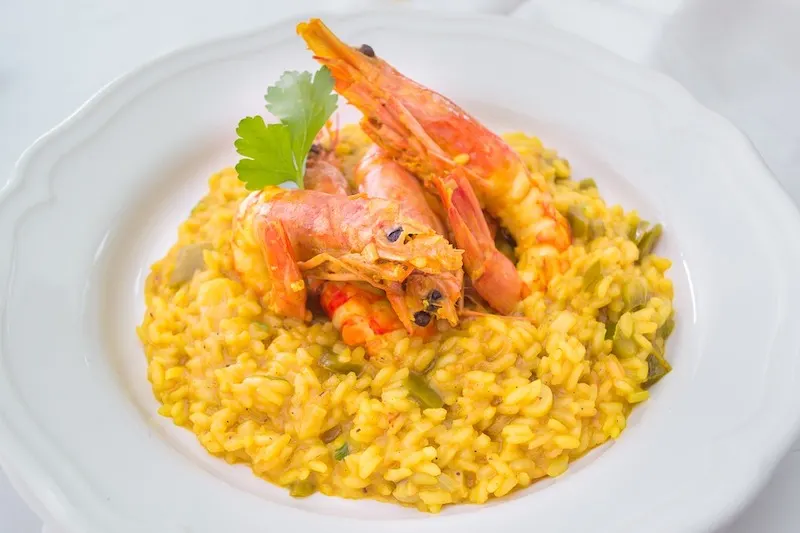 Risotto is a famous traditional Italian dish