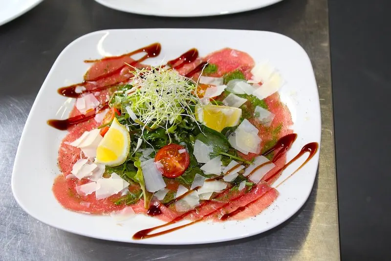 Italian Cuisine: 67 Most Famous Traditional Foods in Italy (2023) 18 Carpaccio is famous food in Italy I Best Italian Food I Traditional Italian Dishes I Top Food in Italy I Famous Italian Foods I Most Popular Food in Italy I What To Eat in Italy I Top Italian Drinks and Dishes #Italy #Food #TraditionalItalianFood #Travel